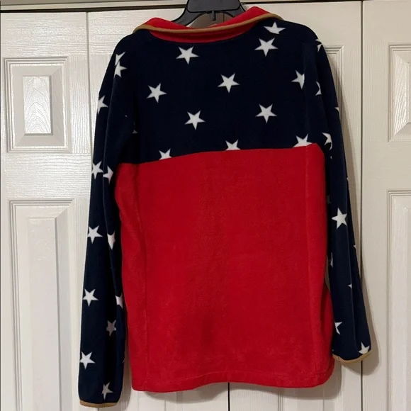 Simply Southern Red and Navy Star Pullover - Picture 4 of 4